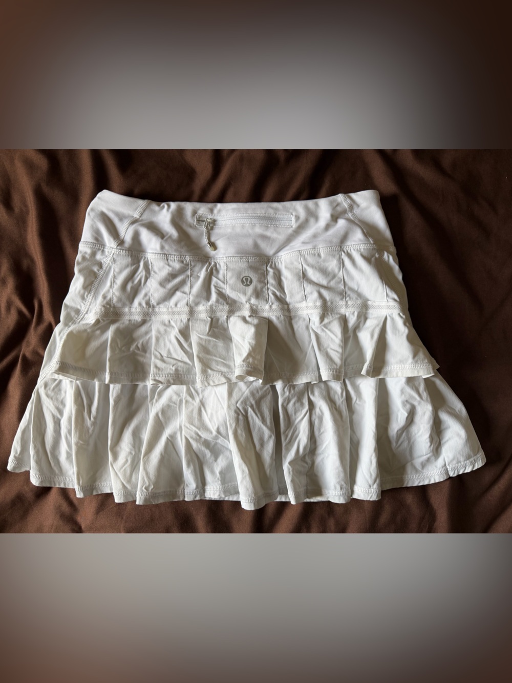 lululemon athletica White Tiered Athletic Skirt